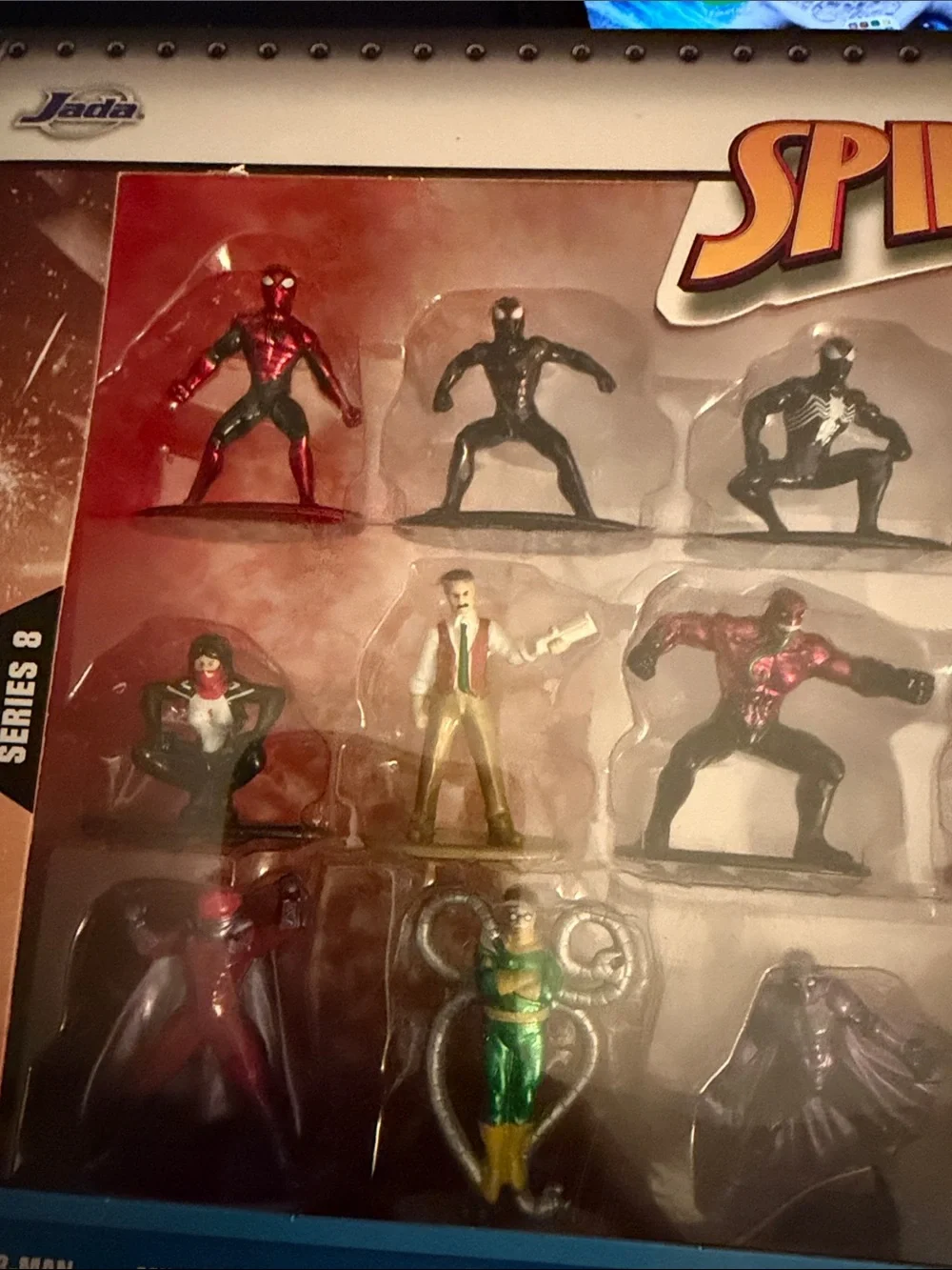 Marvel Spider-Man Series 8 Die-Cast Figure Set - Multicolor